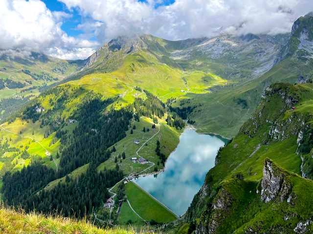 Bannalpsee von Oben